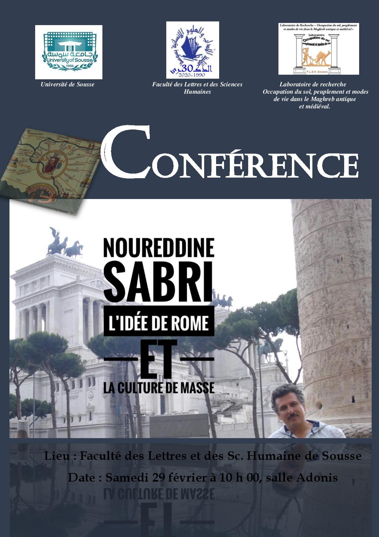 Conférence de Mr Noureddine Sabri